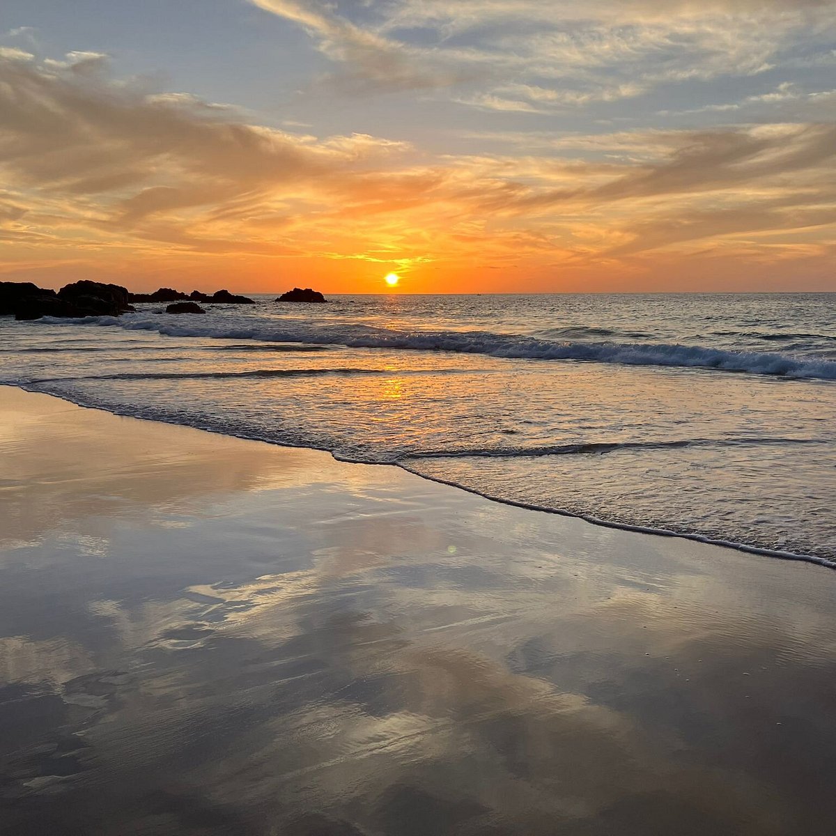 Un tramonto magico alla Playa de la Escalera a Fuerteventura
