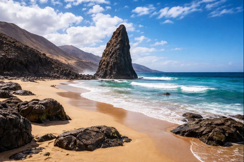 Spiaggia Roque del Moro a Fuerteventura