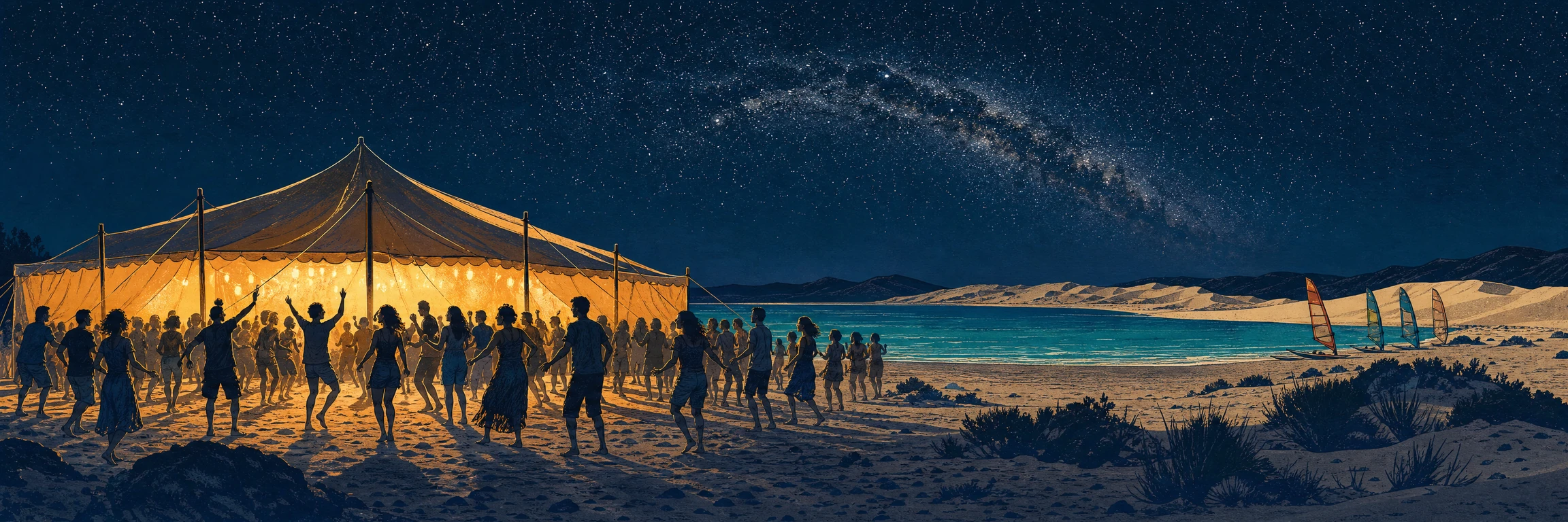 La carpa a Fuerteventura, Playa de Sotavento